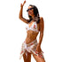 Ladies Floral Sling Split Swimsuit Bikini